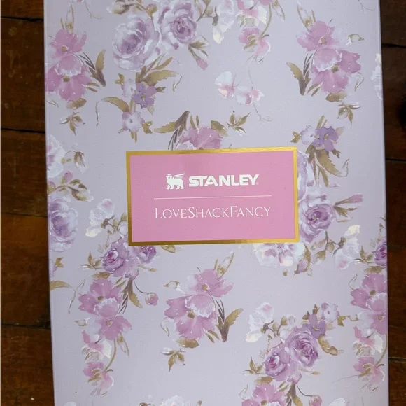 Loveshackfancy x Stanley Floral Lavender Tumbler with Pink Accents - Picture 7 of 7